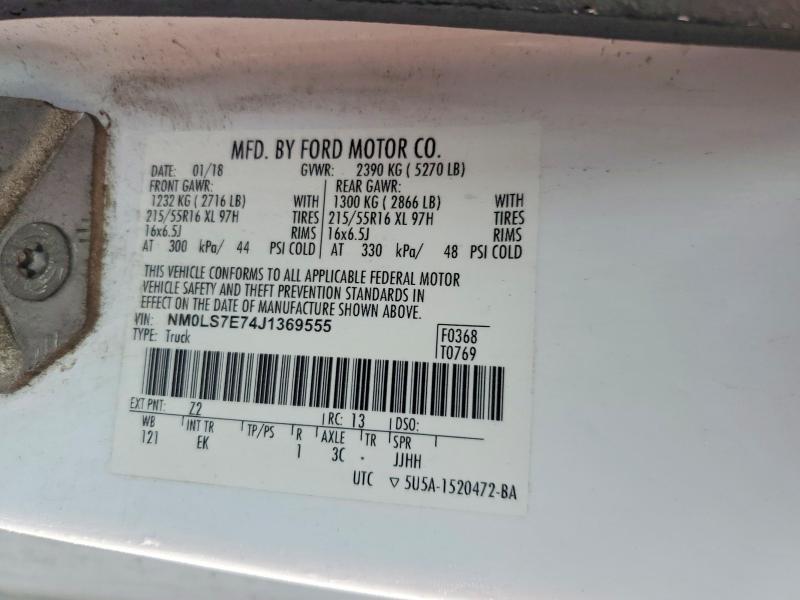 2018 Ford Transit Connect xl Utility / Service van