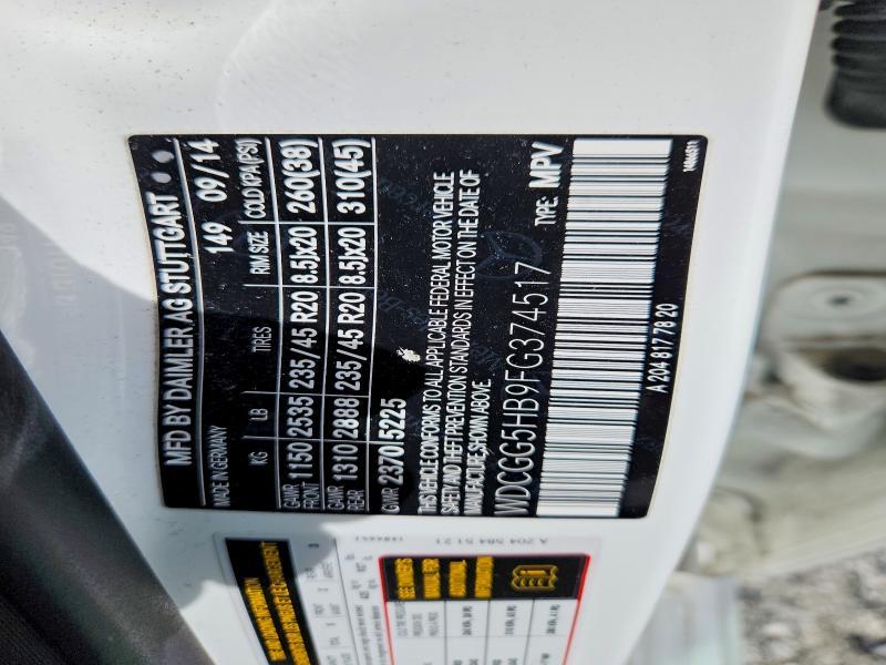 2015 Mercedes-Benz Glk 350