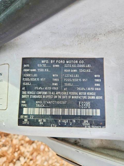 2012 Ford Transit Connect XL Utility / Service Van