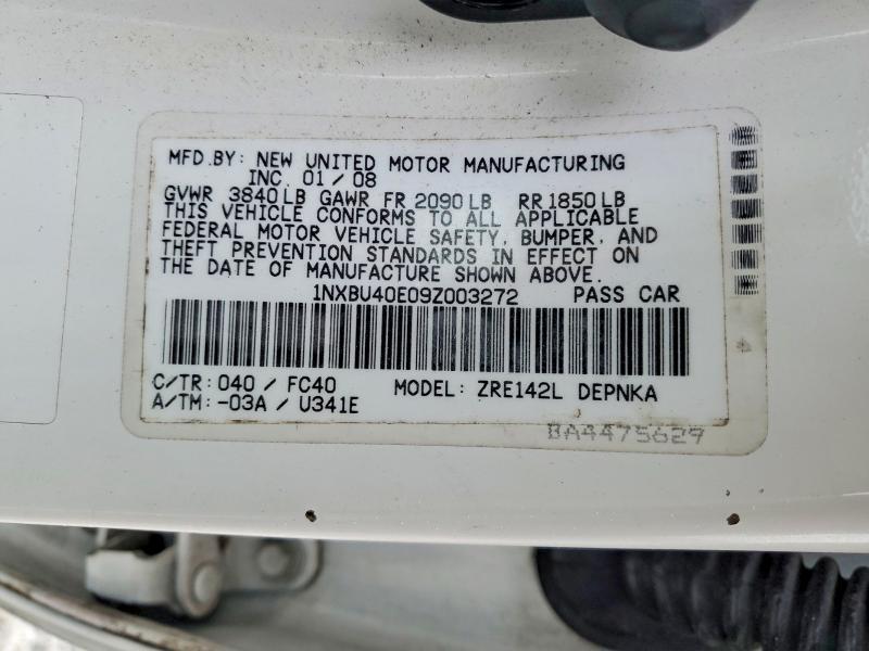 2009 Toyota Corolla xle