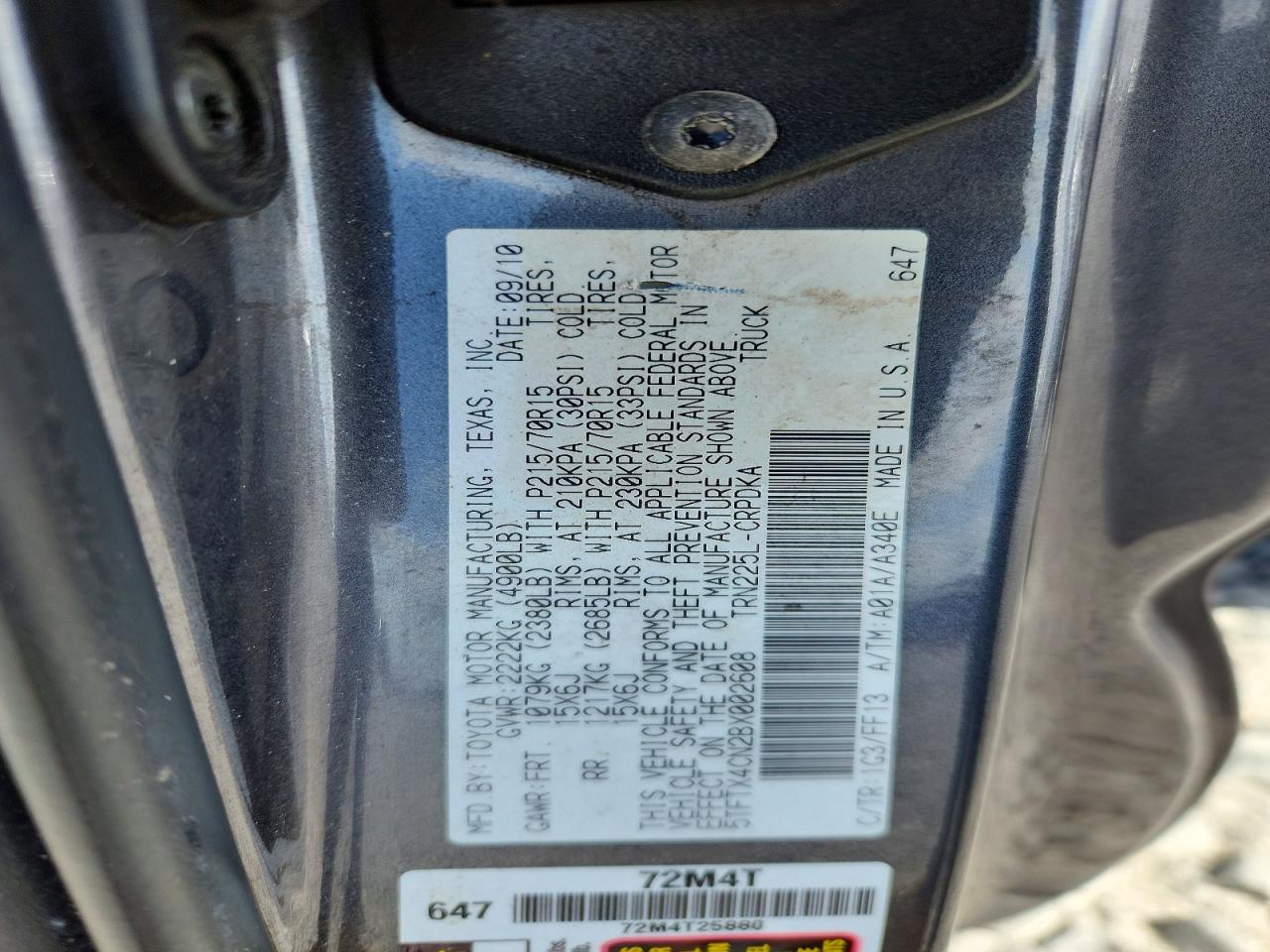 2011 Toyota Tacoma Base