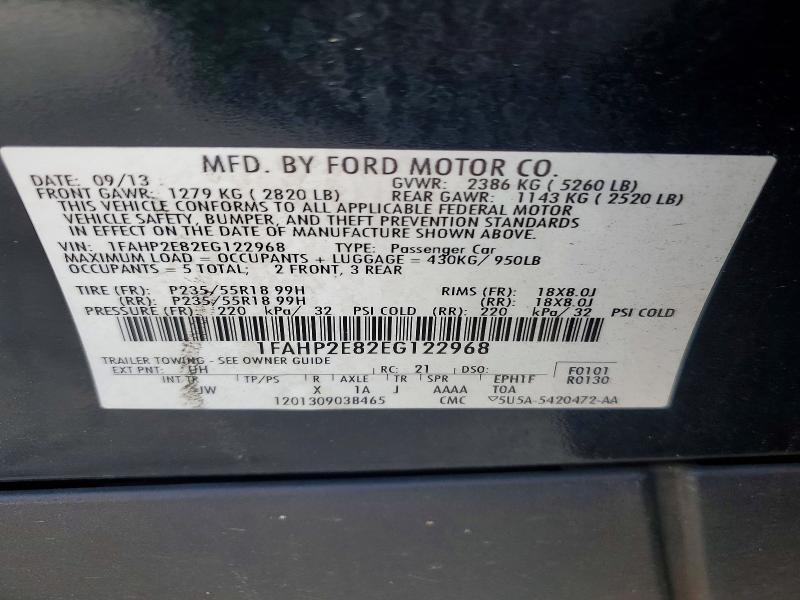 2014 Ford Taurus sel