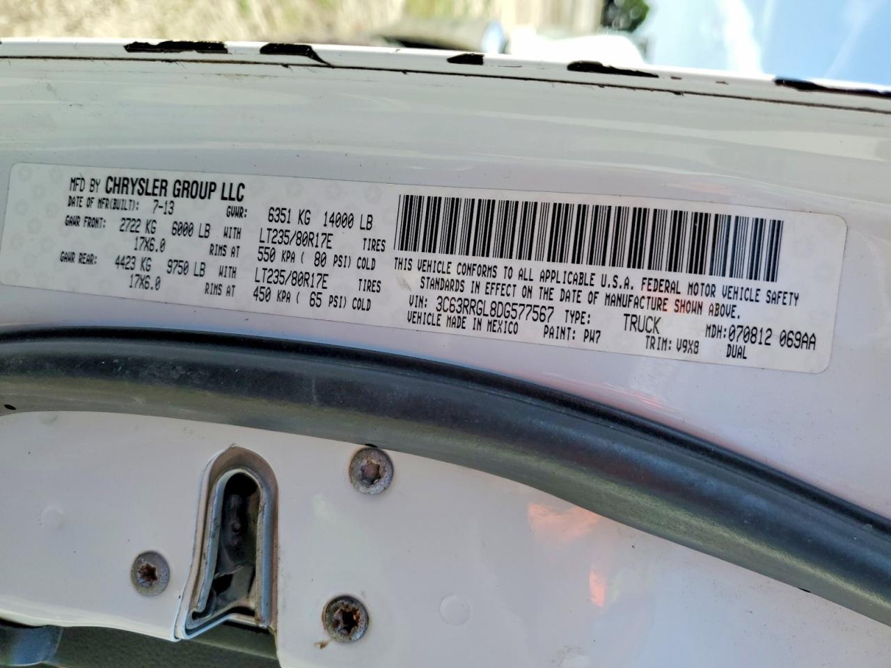 2013 Dodge RAM 3500 ST