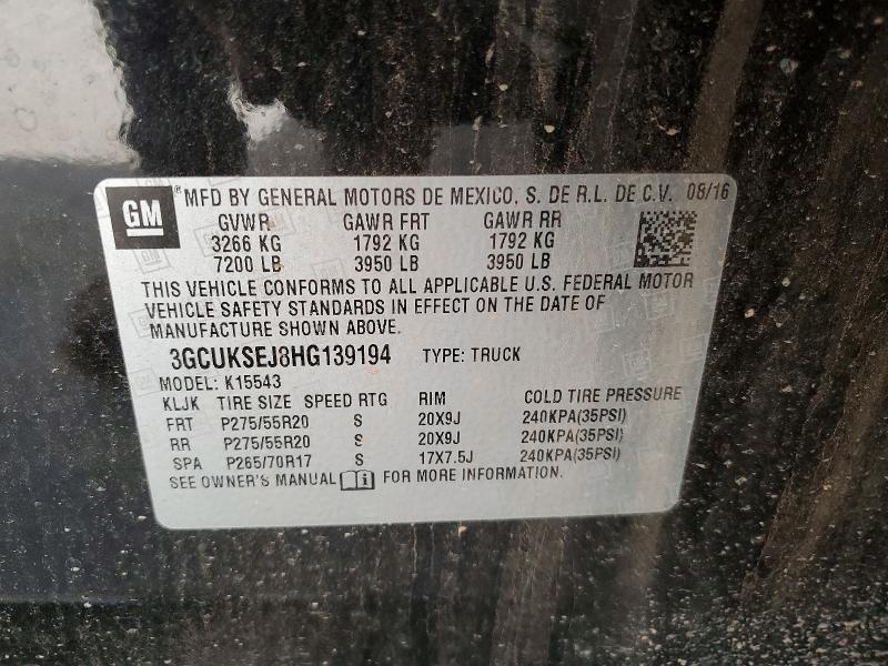 2017 Chevrolet Silverado K1500 LTZ