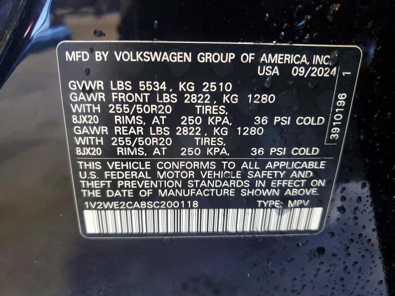 2025 Volkswagen Atlas Cross Sport se