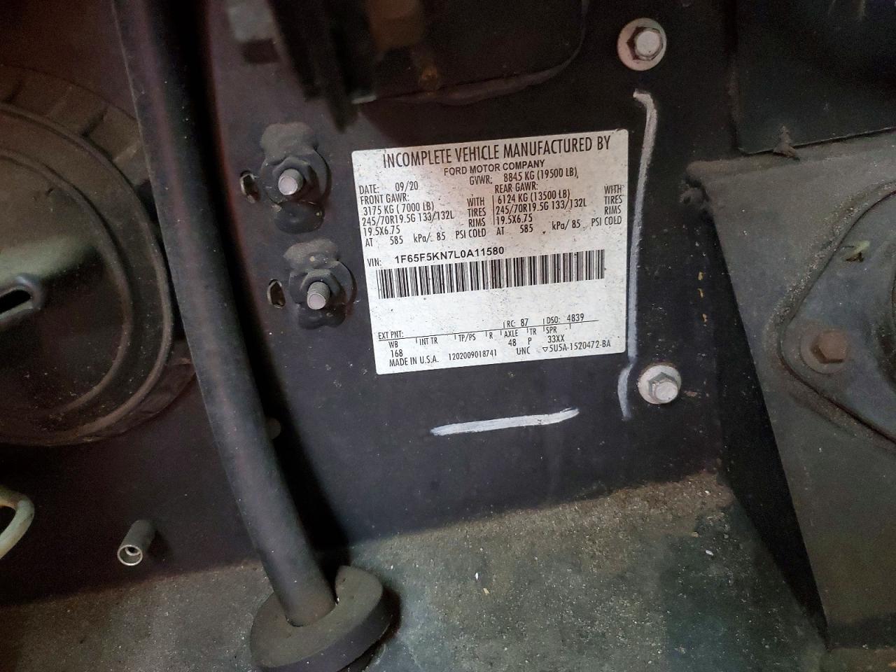 2020 Ford F59 Delivery Truck