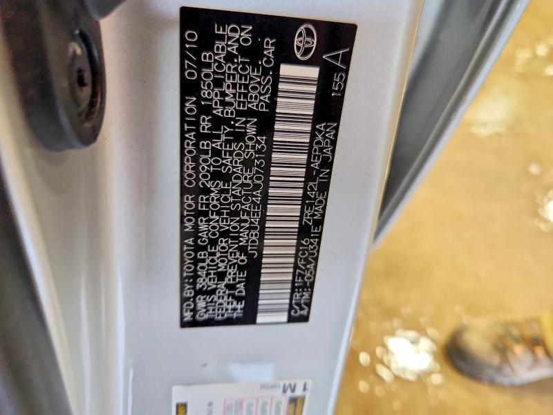 2010 Toyota Corolla le