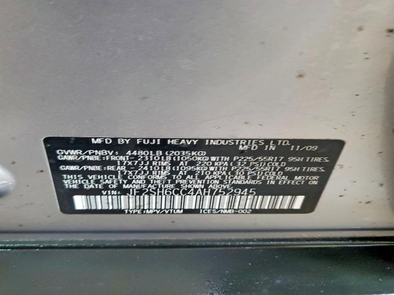2010 Subaru Forester 2.5x Premium