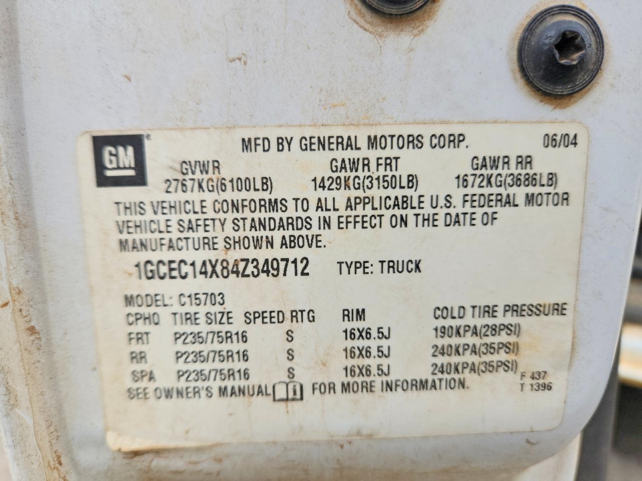 2004 Chev Silverado 1500