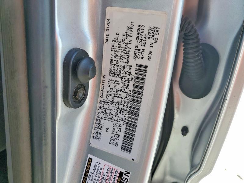 2004 Toyota 4runner Sport Edition