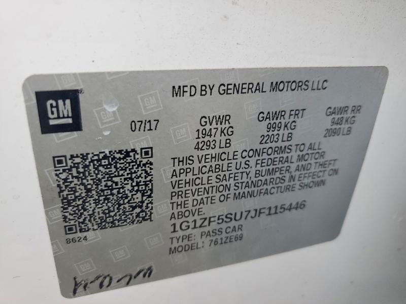 2018 Chevrolet Malibu Hybrid