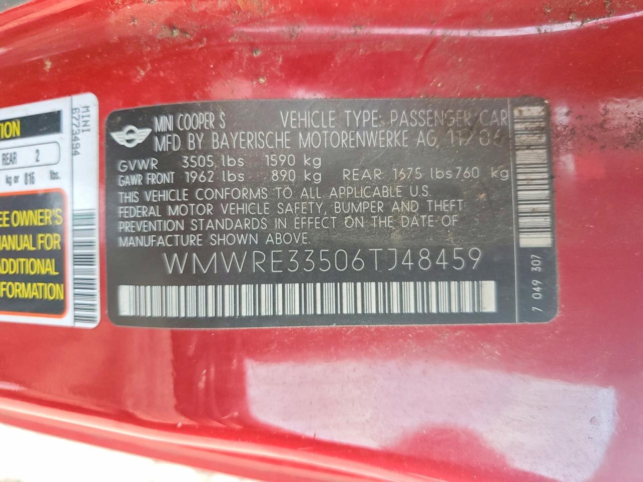2006 Mini Cooper s