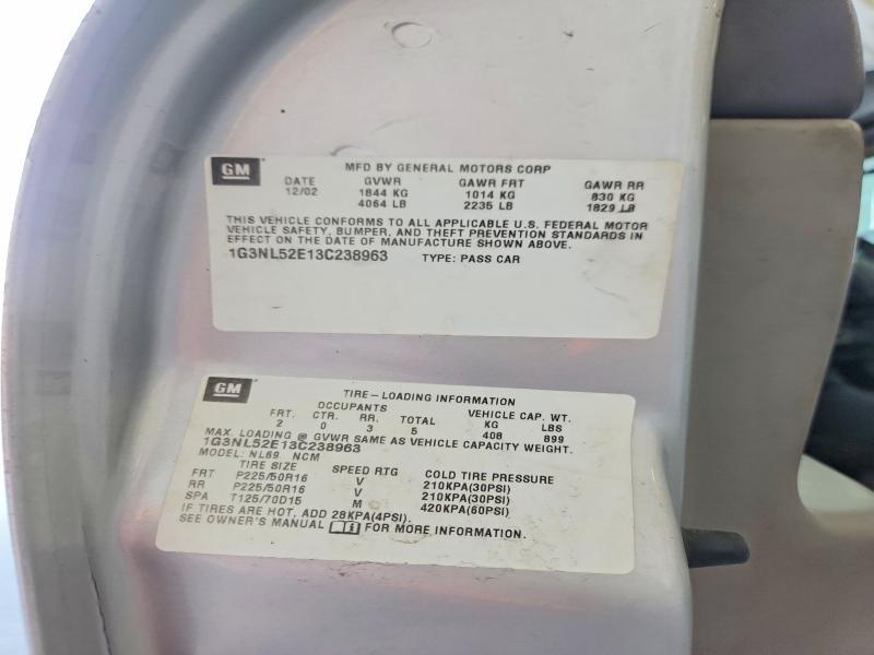 2003 Oldsmobile Alero gl