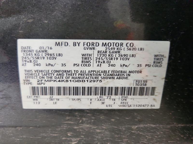 2016 Ford Edge Titanium