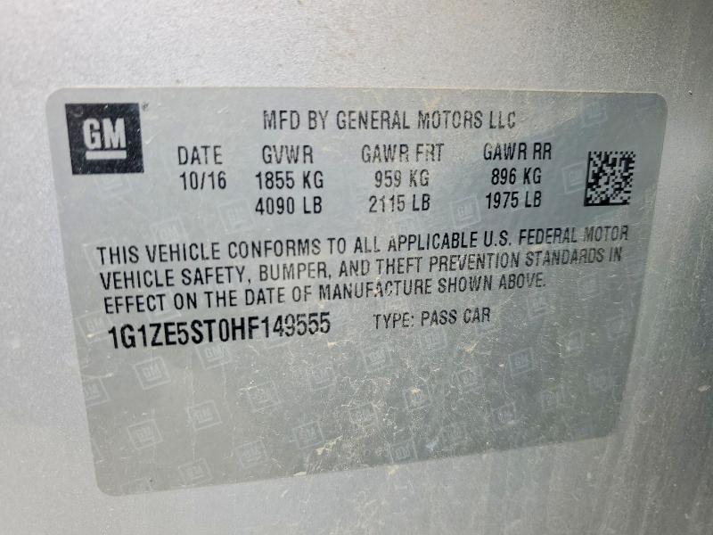 2017 Chevrolet Malibu lt