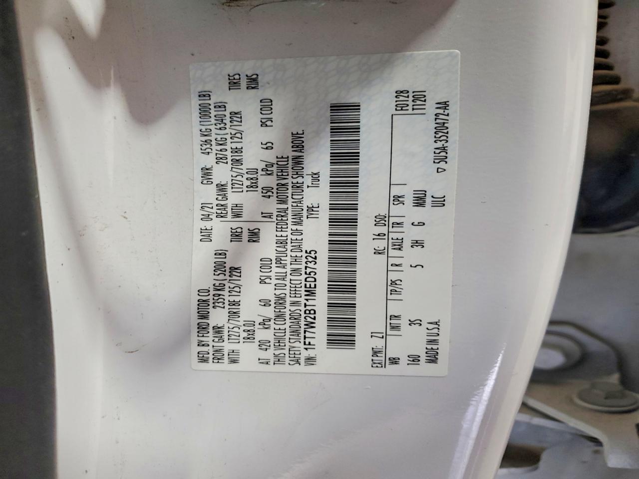 2021 Ford F250 Super Duty