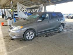 Toyota Matrix salvage cars for sale: 2005 Toyota Matrix xr