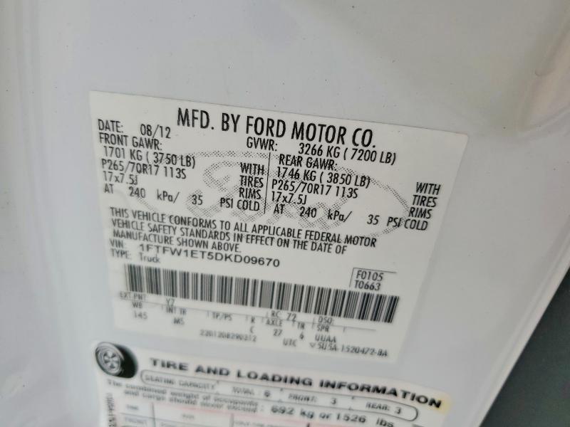 2013 Ford F150 Supercrew