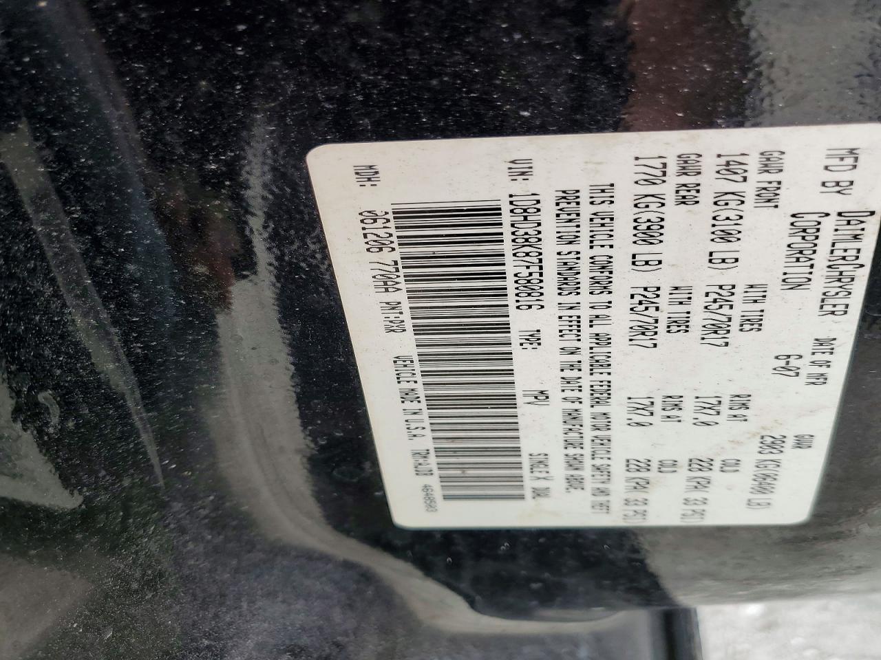 2007 Dodge Durango sxt