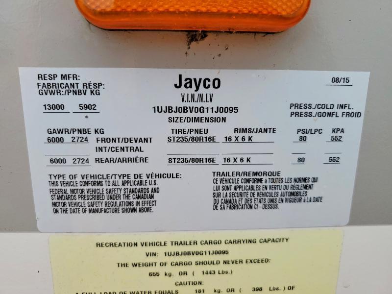 2016 Jayco Jay Flight Camper