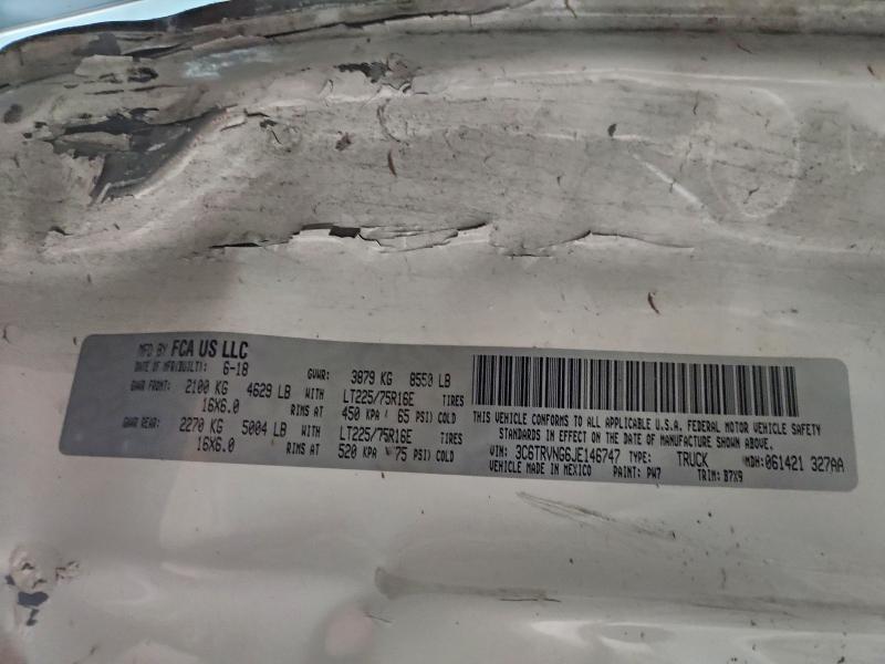 2018 Dodge Ram Promaster 1500 Utility / Service van