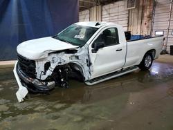 Salvage trucks for sale at Woodhaven, MI auction: 2025 Chevrolet Silverado C1500
