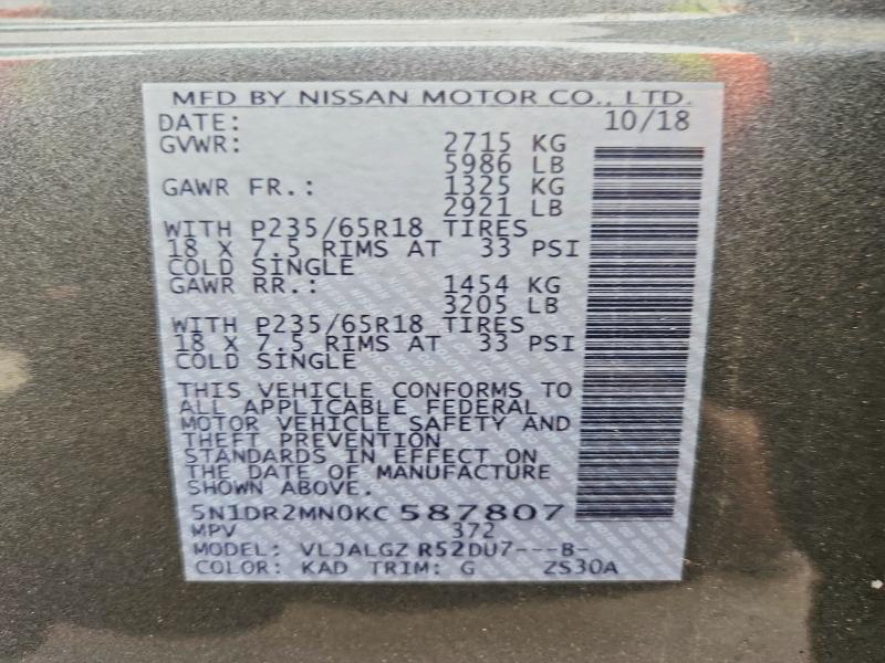 2019 Niss Pathfinder sl