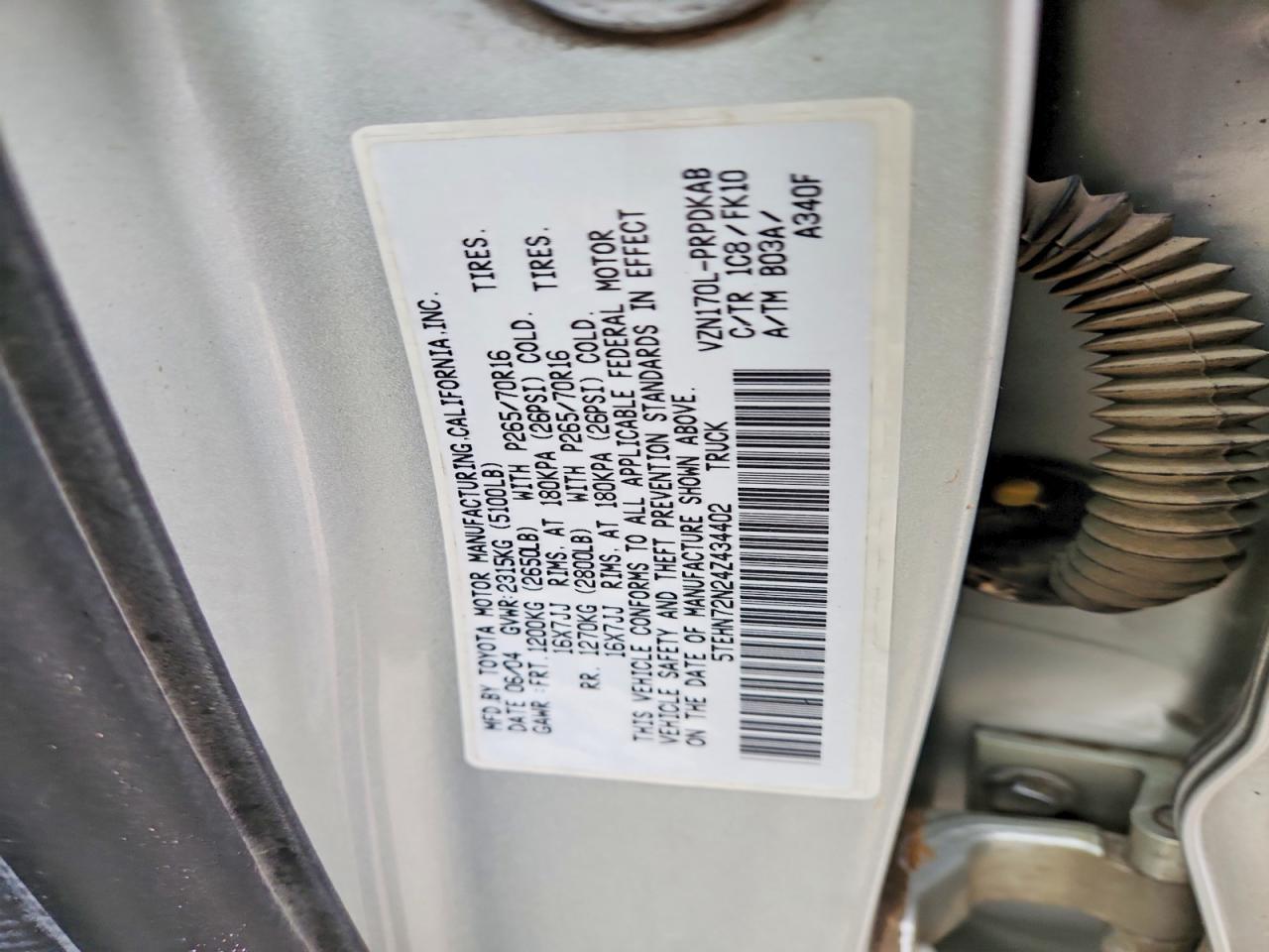 2004 Toyota Tacoma V6