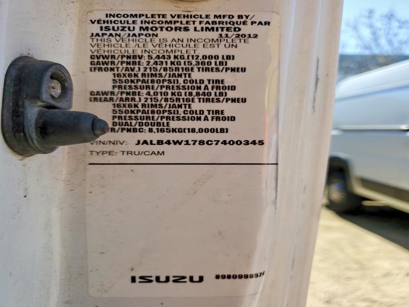 2012 Isuzu Npr hd box Truck