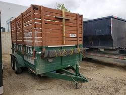 Salvage trucks for sale at Colton, CA auction: 2018 Unknown 2018 TRU-WELD 8'X12'X2' Dump Trailer