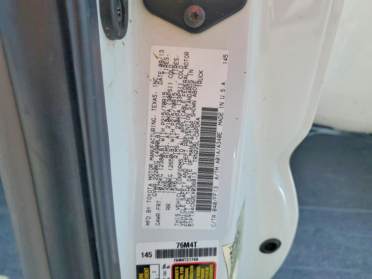 2014 Toyota Tacoma Base