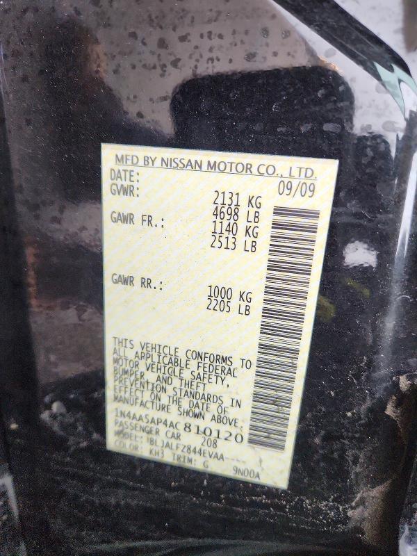 2010 Nissan Maxima 3.5 s