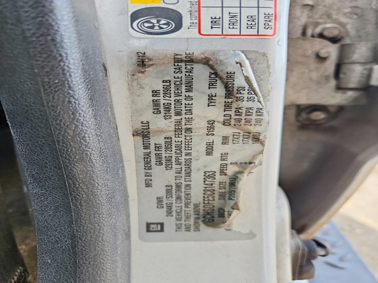 2012 Chevrolet Colorado LT