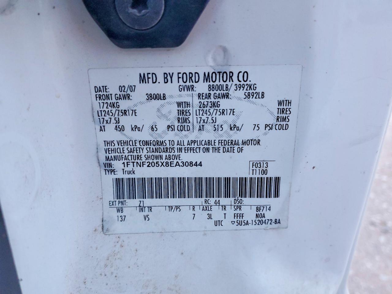 2008 Ford F250 Super Duty