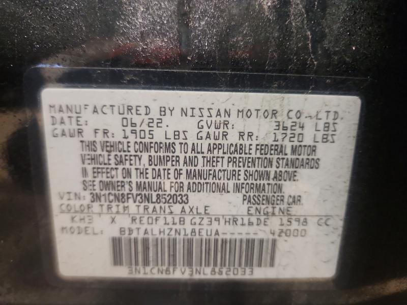 2022 Nissan Versa sr