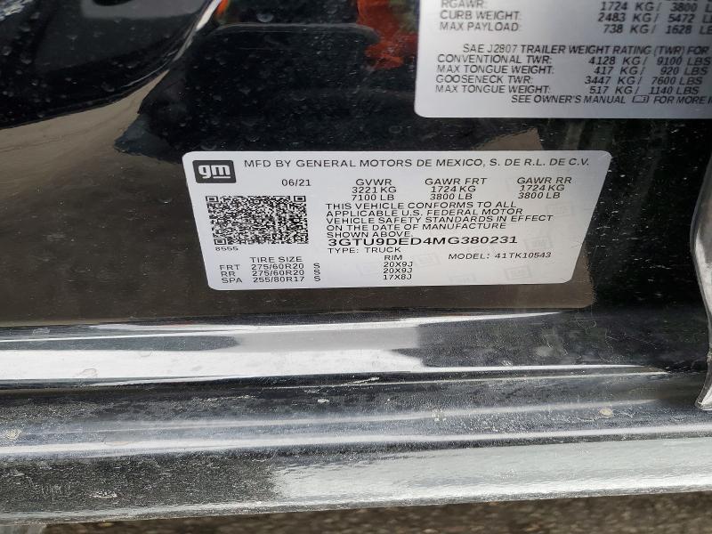 2021 GMC Sierra K1500 SLT