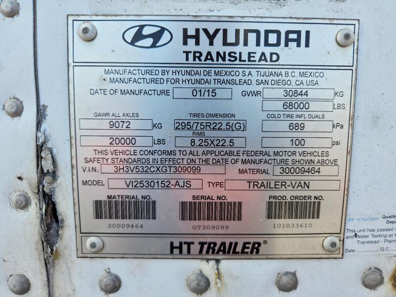 2016 Hyun 2016 Utility Trailer MFG. Trailers-Trailer Other