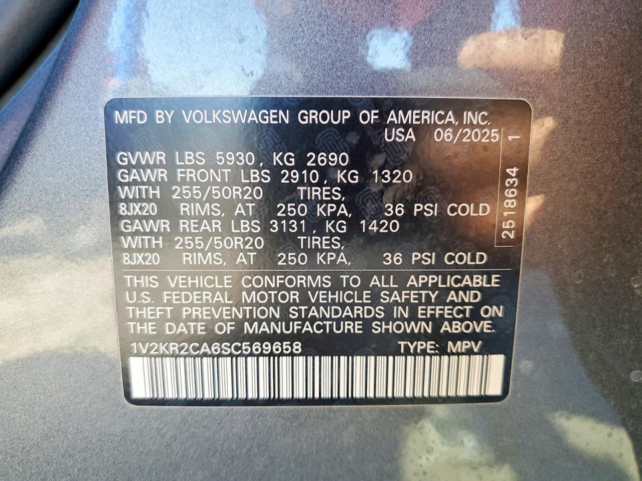 2025 Volkswagen Atlas se