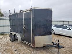 Salvage trucks for sale at Wilmer, TX auction: 2022 Look 2022 LGS TX LSCBA6.0X12TE2FE  Enclosed Cargo Trail