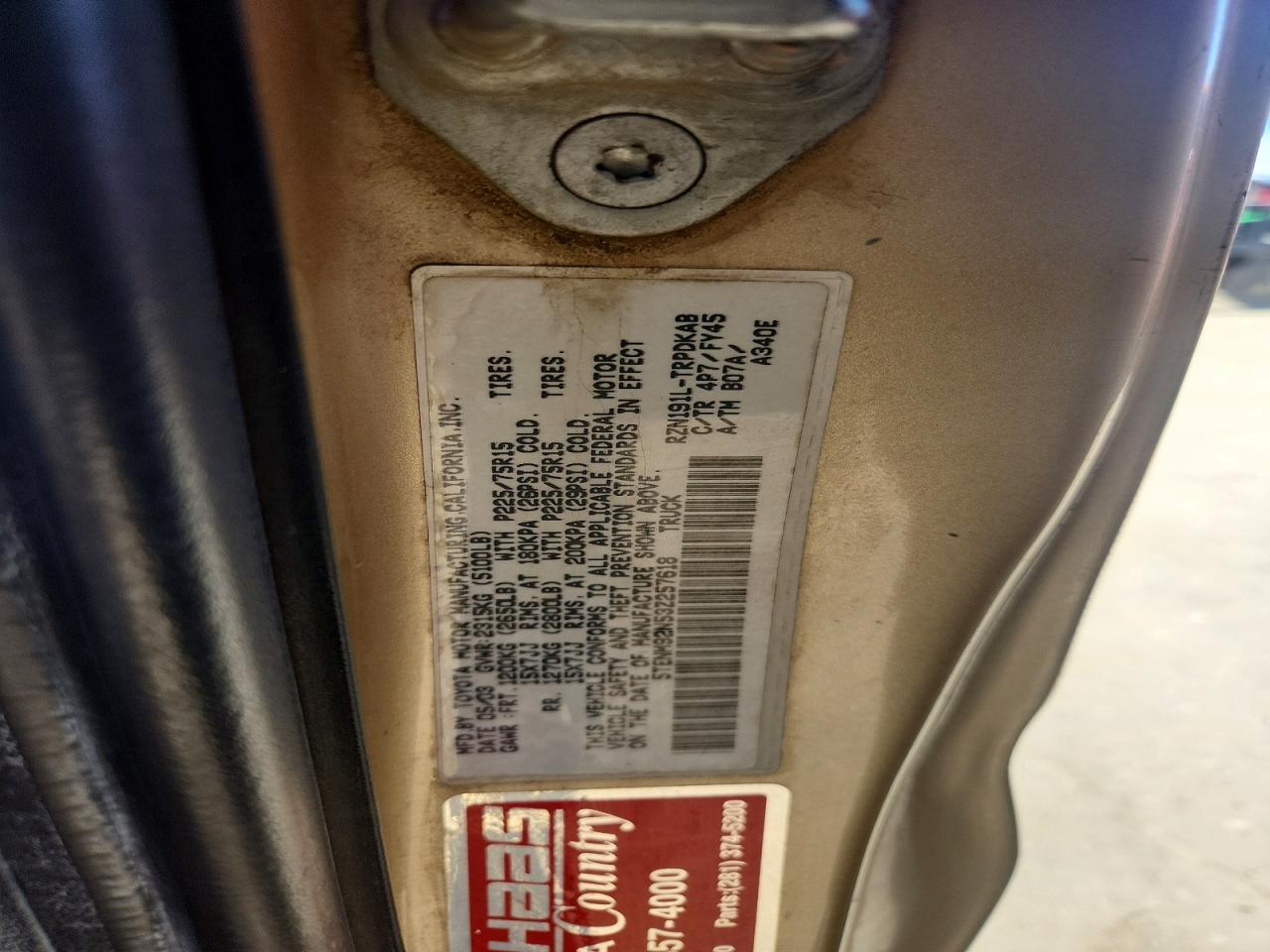 2003 Toyota Tacoma Prerunner