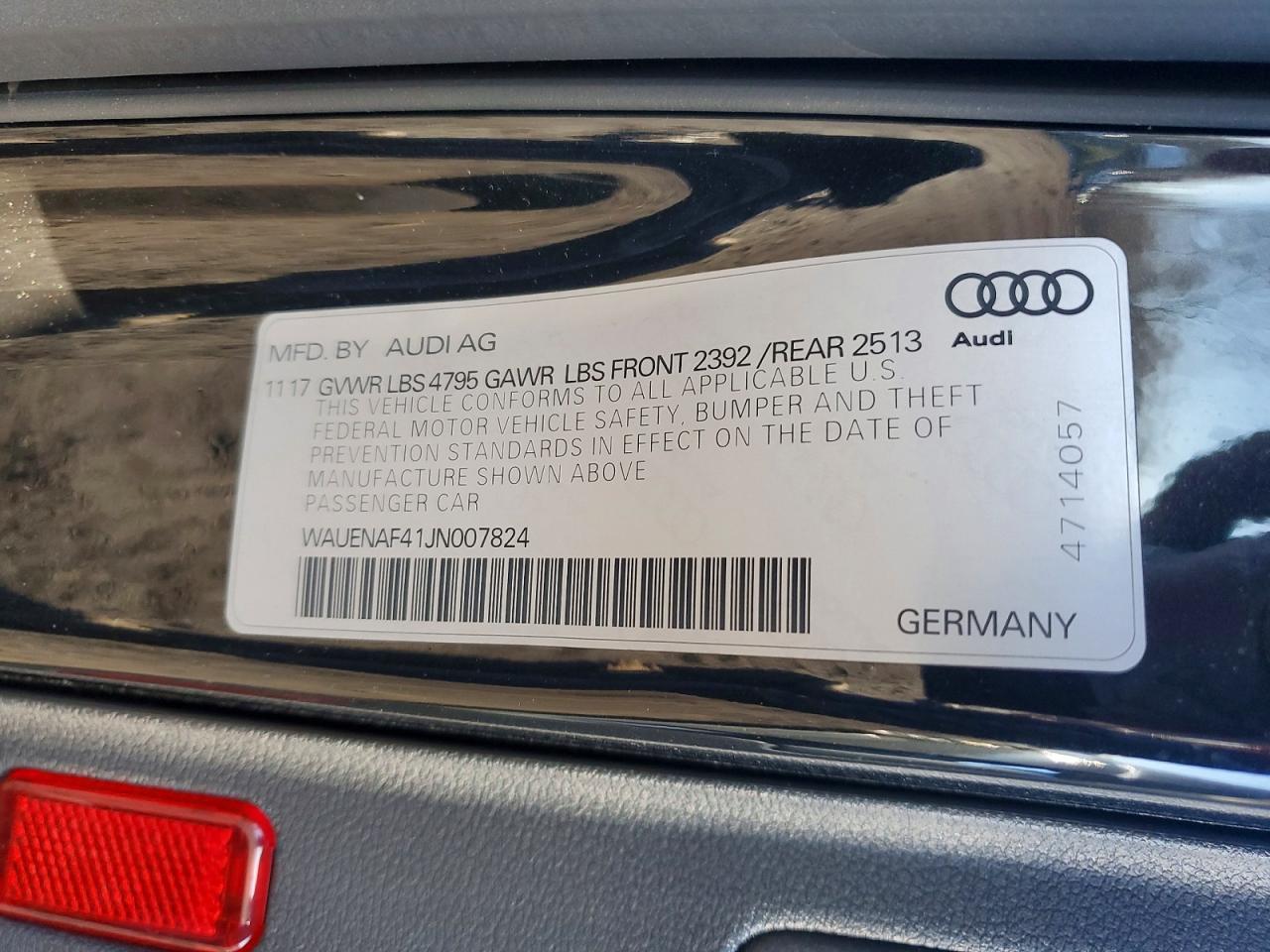 2018 Audi A4 Premium Plus