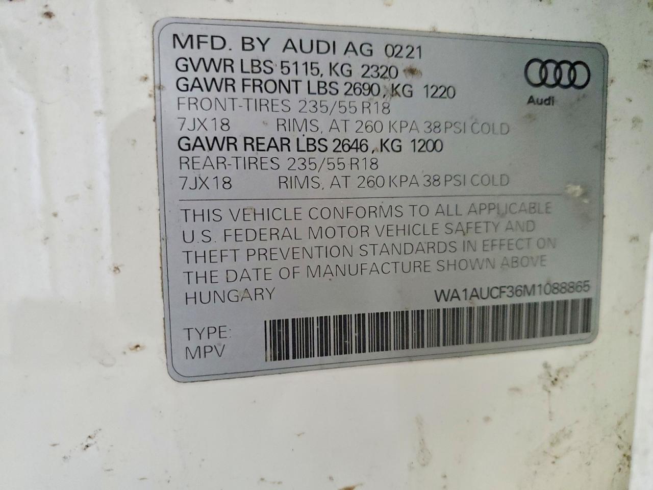 2021 Audi Q3 Premium 40