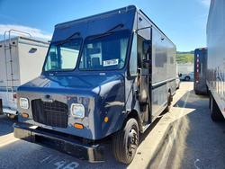 Salvage trucks for sale at Van Nuys, CA auction: 2020 Freightliner Chassis M Line WALK-IN Van