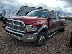 Salvage trucks for sale at Central Square, NY auction: 2015 Dodge 3500 Laramie