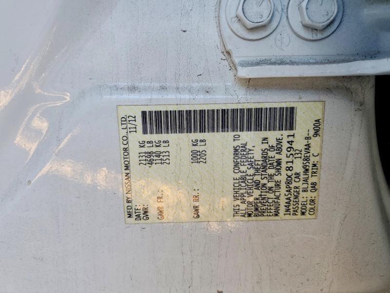 2013 Nissan Maxima 3.5 s