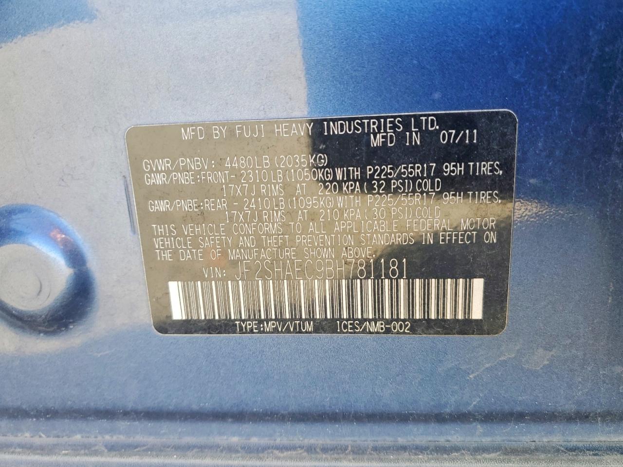 2011 Subaru Forester Limited