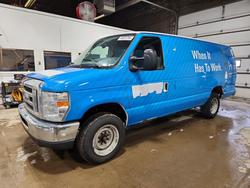 Salvage trucks for sale at Blaine, MN auction: 2013 Ford E150 Delivery Van