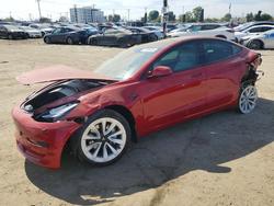 Salvage cars for sale from Copart Los Angeles, CA: 2023 Tesla Model 3