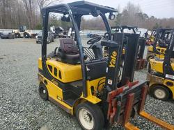 Salvage trucks for sale at Mebane, NC auction: 2016 Yale GLC050LXNDAV062 Forklift