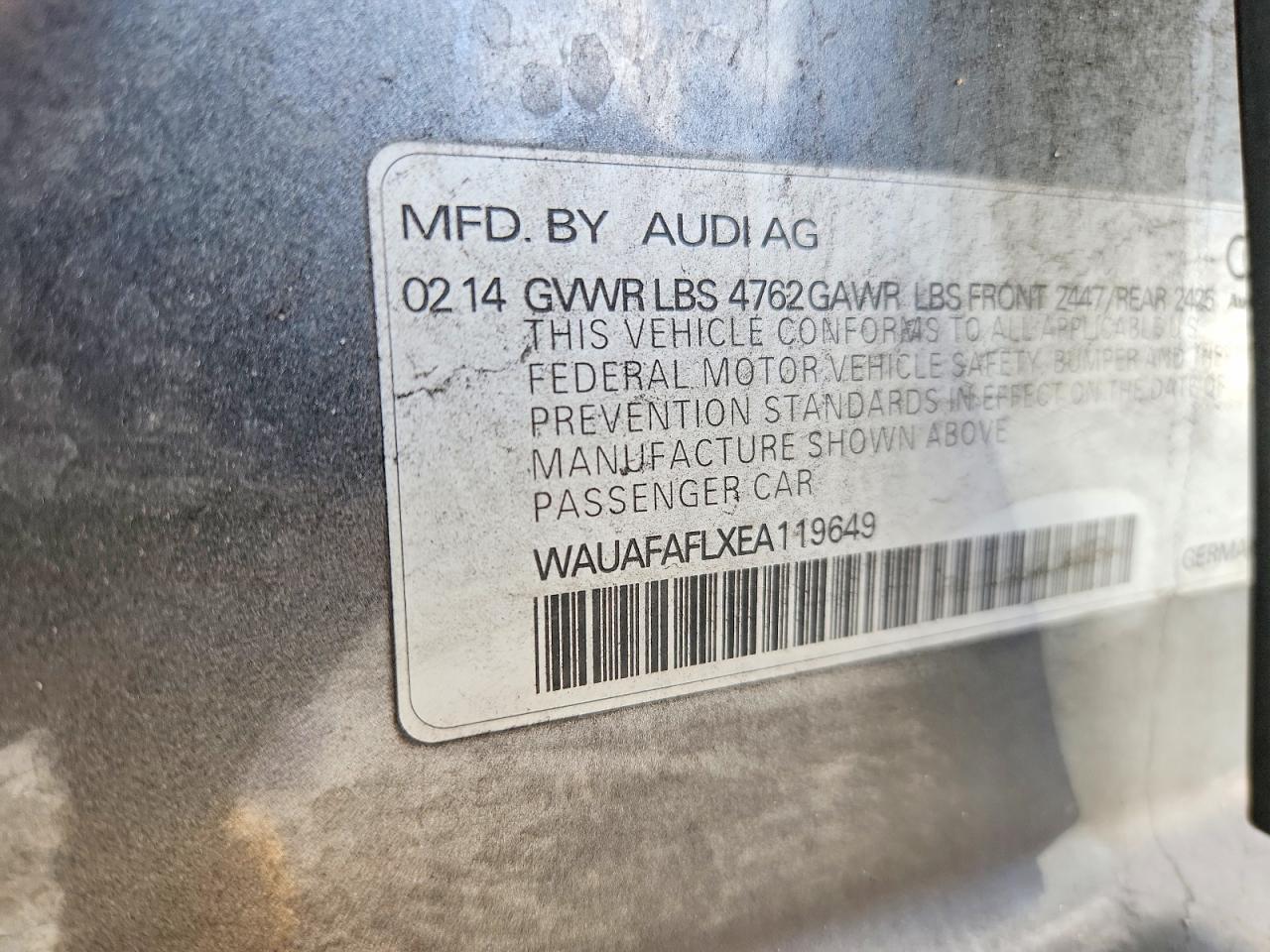 2014 Audi A4 Premium